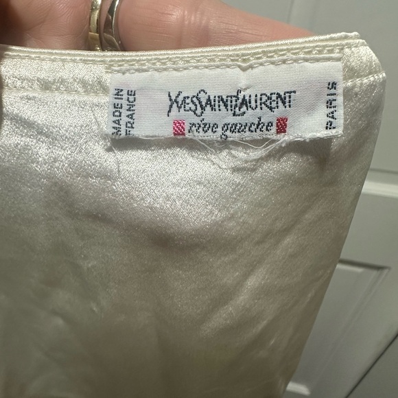 Yves Saint Laurent SS90 'Acetate' Sleeveless Top (1990) size XS/S - Picture 4 of 4